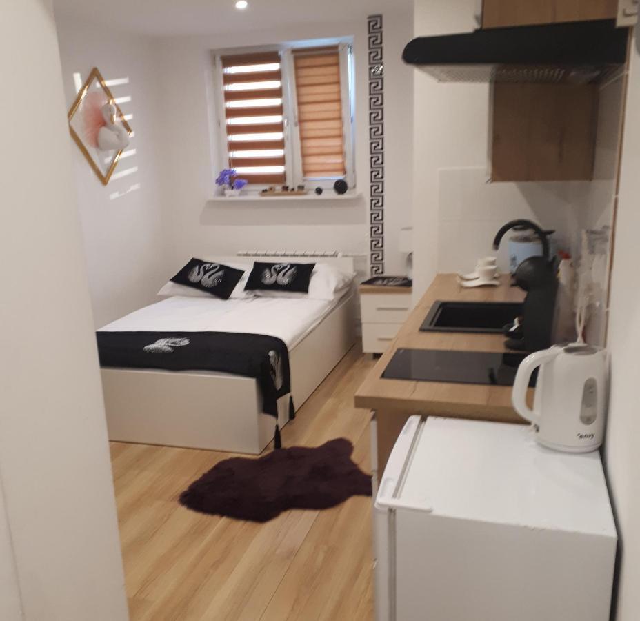 apartamenty centrum Panoramiczna mała dwójka SWAN ŁABĘDŹ PROMENADA Klimatyzacja lodowa Kielce Exterior foto